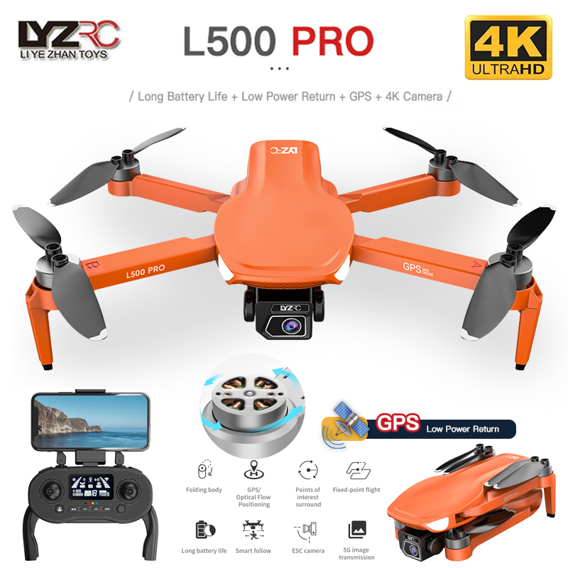 Drone Rc Fpv Manual - L500 PRO GPS Drone 4K Profesional