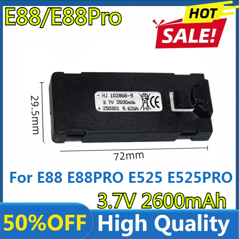 Rc Drone E88 - Bateria e88 3.7v 2600mah para e88