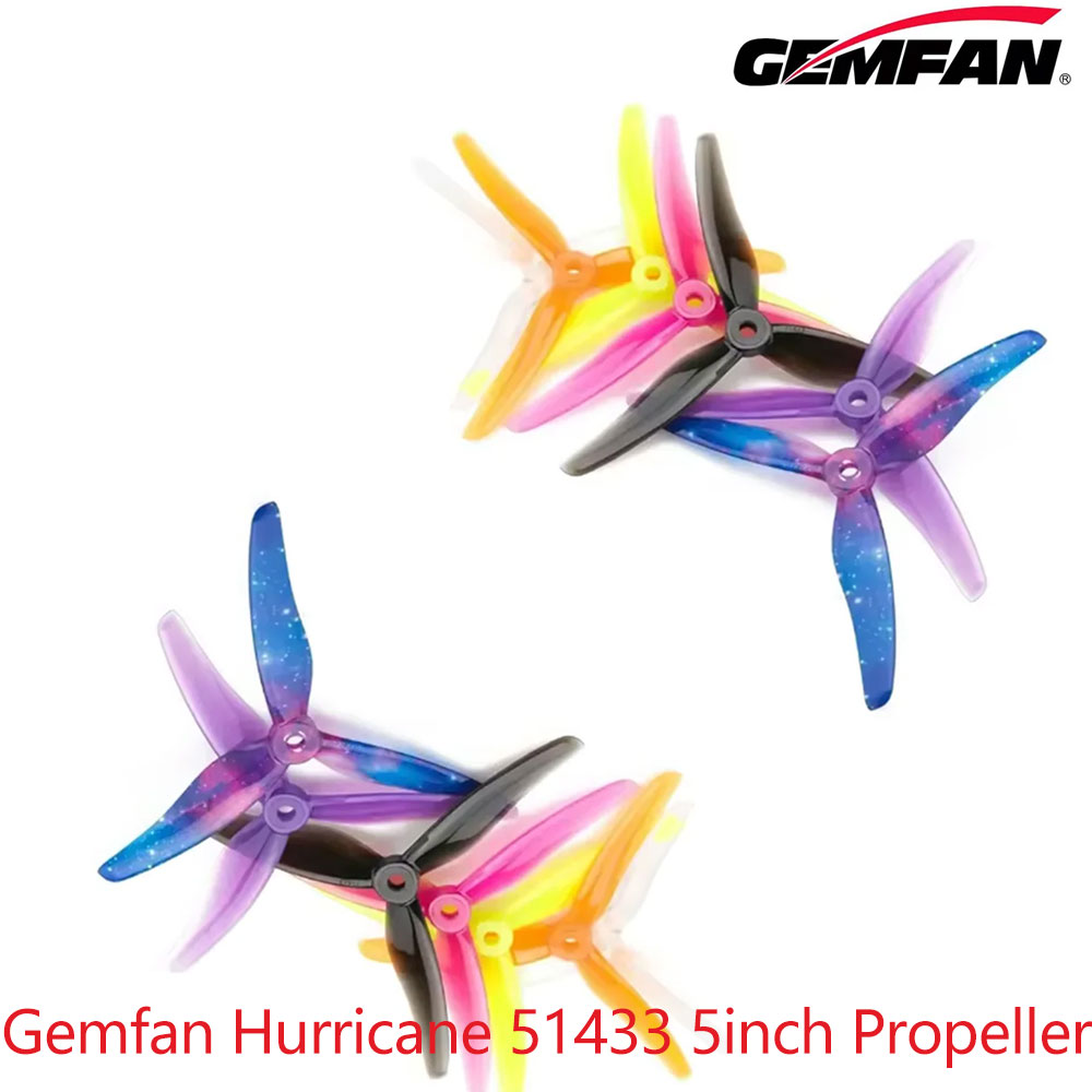 Plane Drone Rc - 12 Pares de Hélices Gemfan Hurricane