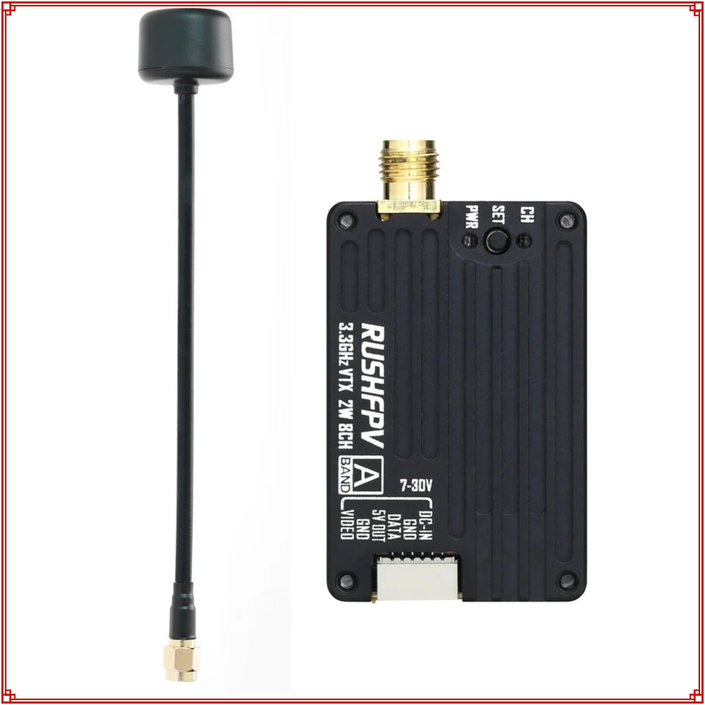 Drone Rc Controller And Receiver - Novo Transmissor RUSHFPV 3.3G 2W VTX