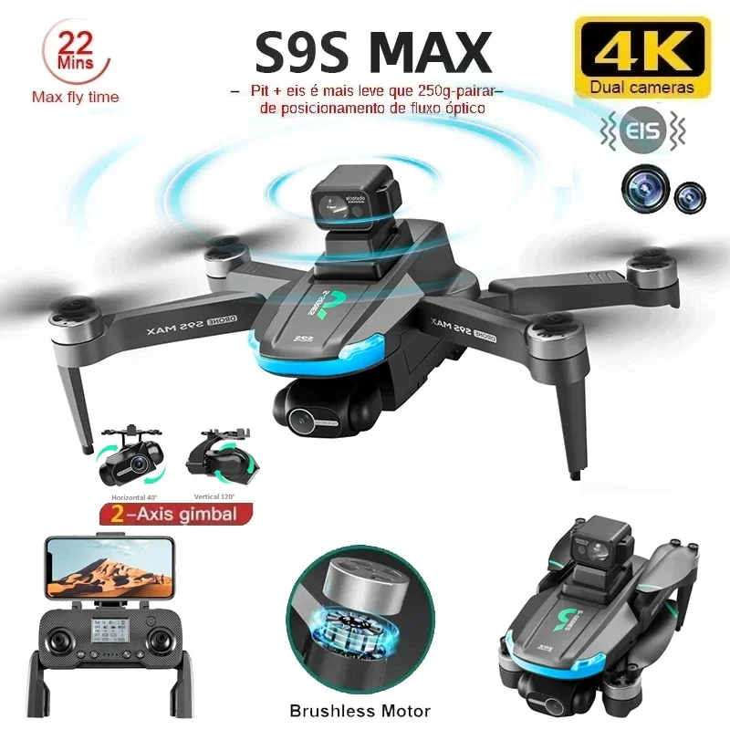 Drone Rc Cable - Novo s9s max mini drone 4k