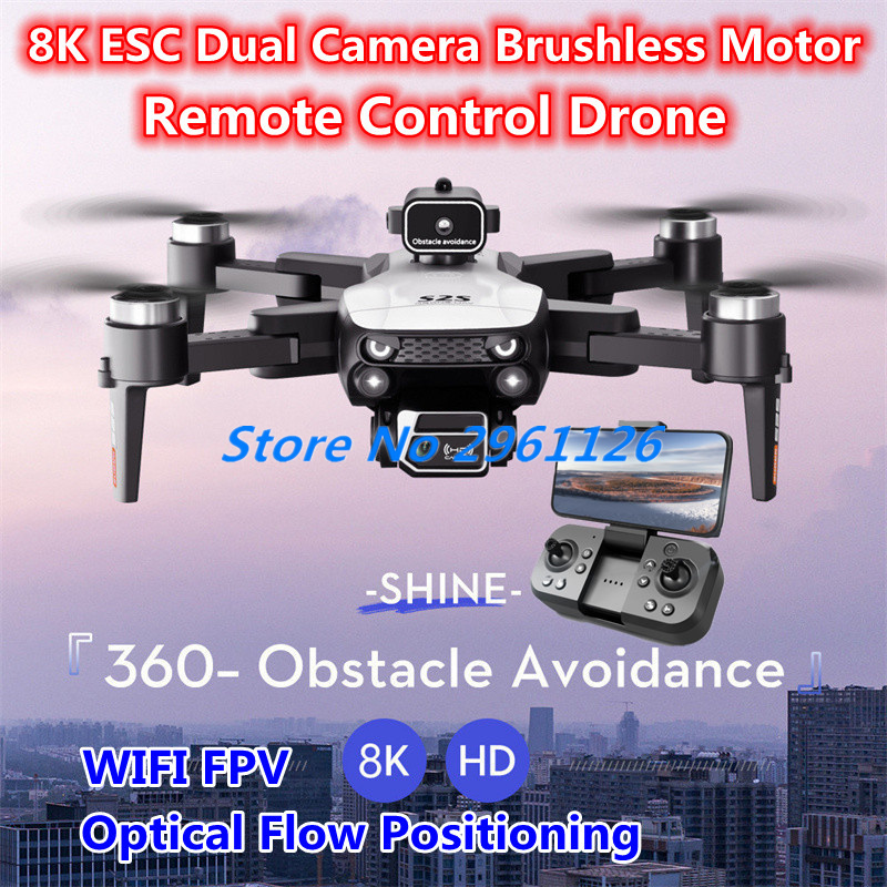 Drone Rc Fpv Manual - Drone RC 8K Esportivo Sem Escovas