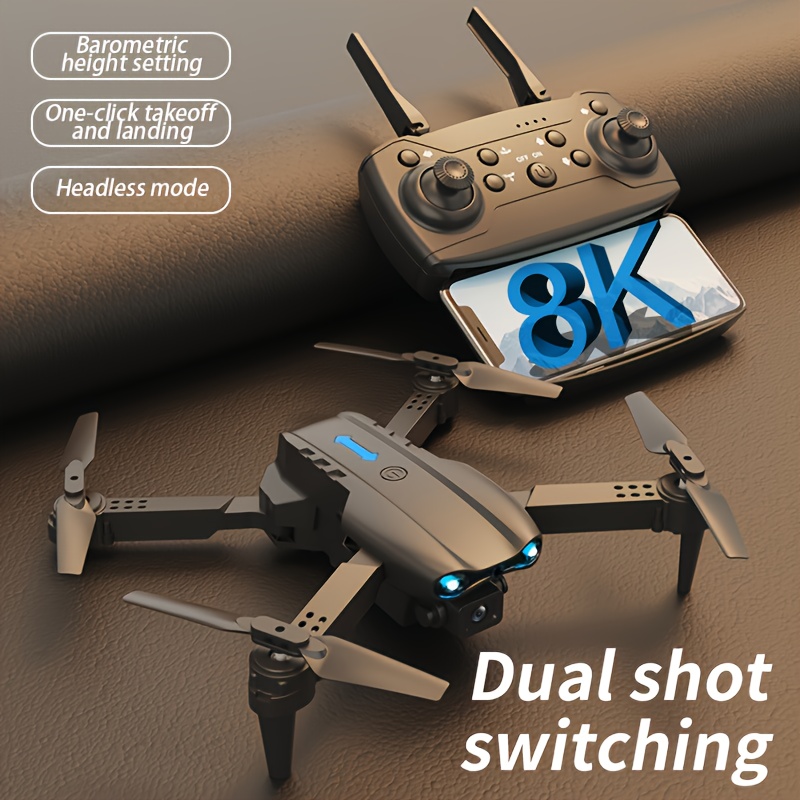 Drone Rc E99 - Drone RC dobrável E99 com câmeras