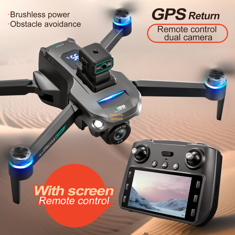 Drone Rc Cable - 8k câmera dupla 5g wifi fpv