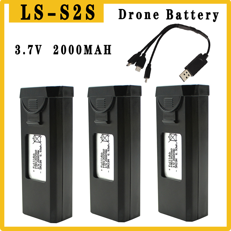 Drone Sjrc - Bateria original para drones s2s, 3.7v,
