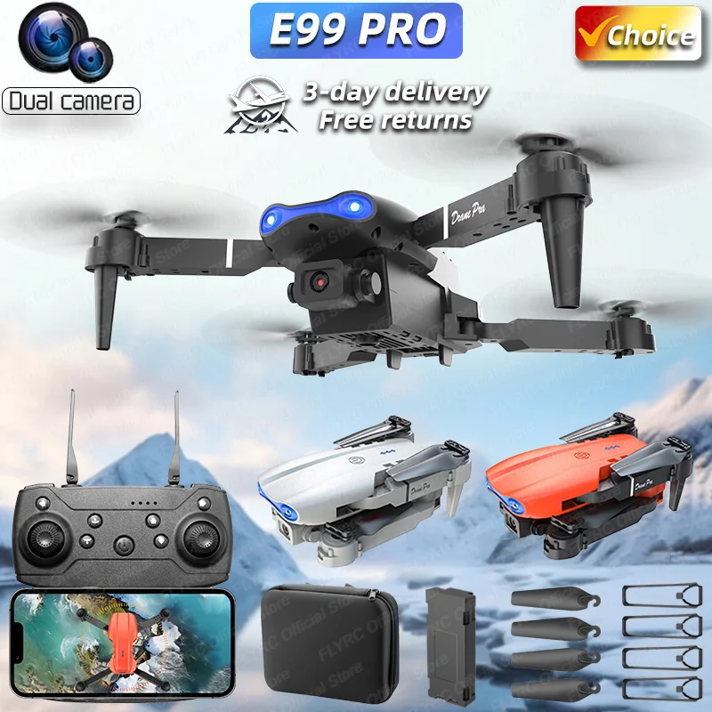 Drone Rc E99 Pro - Mini helicóptero rc dobrável e99pro, 5g,