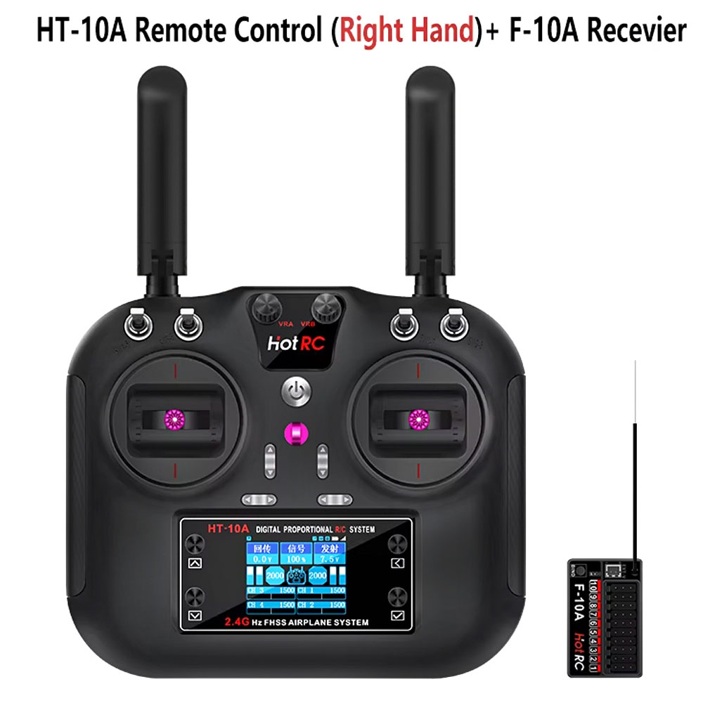 Drone Rc Boat - Transmissor Hotrc HT-10A 2.4G 10CH com