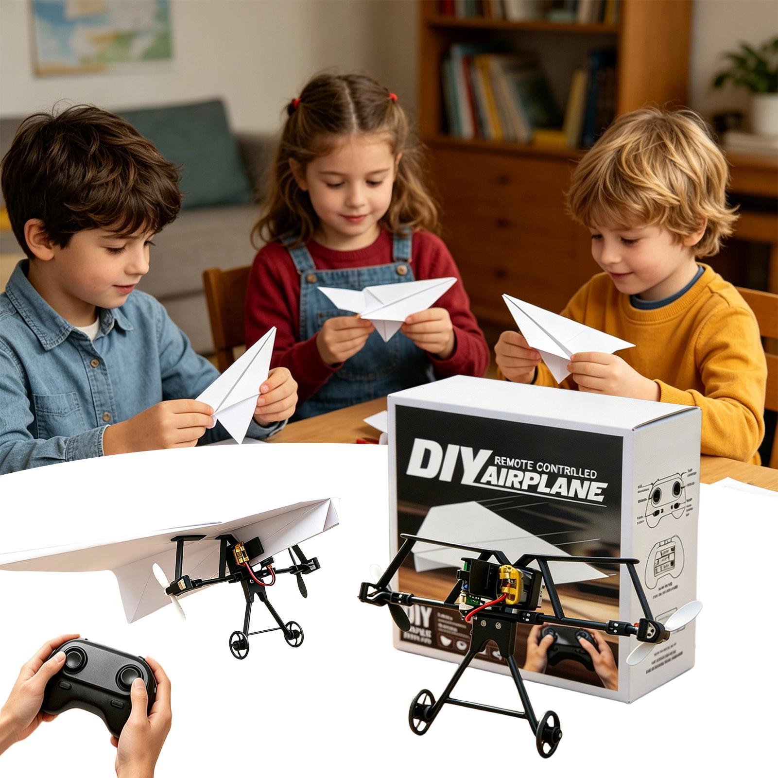 Plane Drone Rc - Kit de Avião de Papel RC