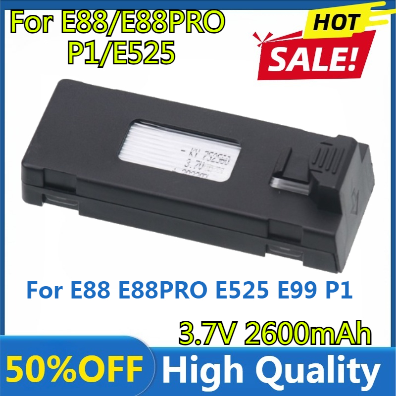 Drone Rc E99 Pro - Bateria lipo e88 3.7v 2600mah para