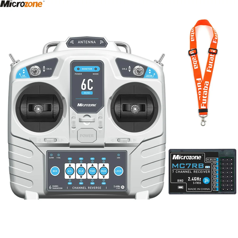 Drone Rc Boat - Transmissor Controlador MicroZone com Receptor, Sistema