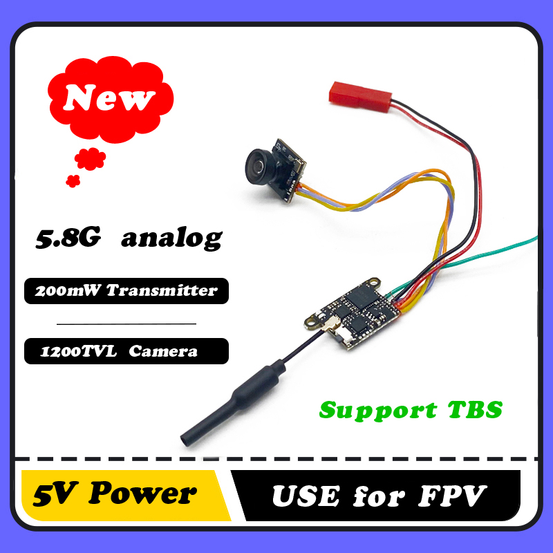 Drone Rc Controller And Receiver - SLONWAKE 5.8G 1200TVL FPV Câmera VTX
