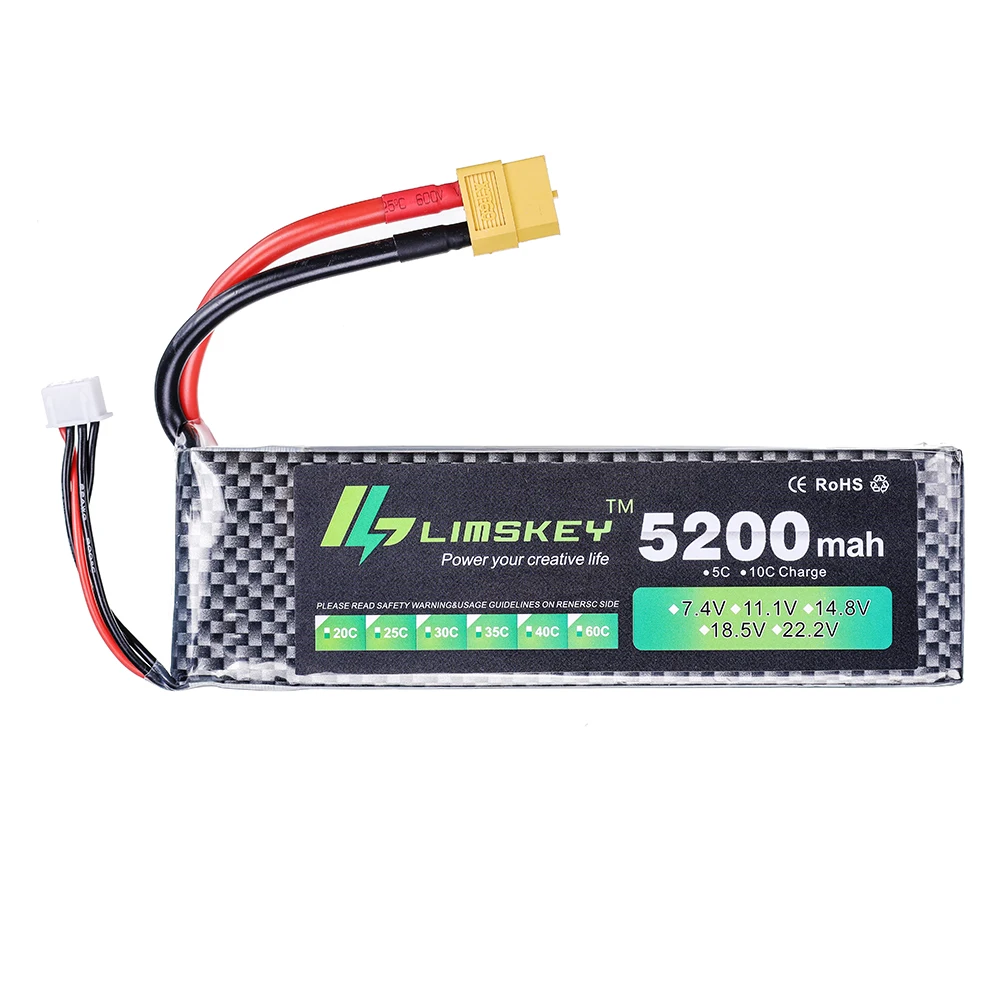 Limskey bateria de energia 7.4 - Drone Rc Boat avaliação e preço