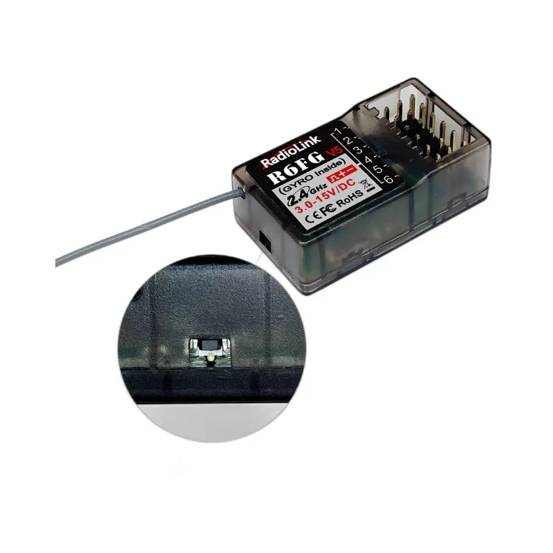 Radiolink R6FG V5 Receptor 6 C - Joystick Rc Drone avaliação e preço