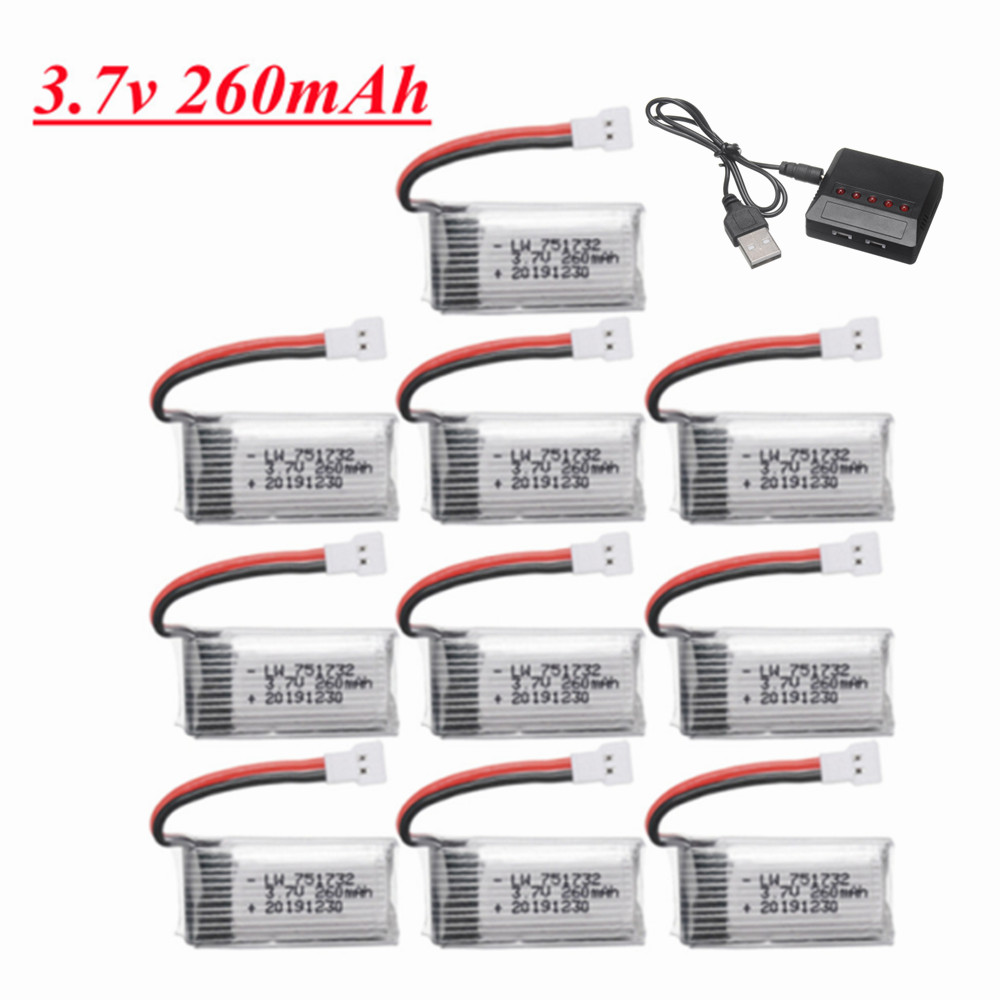 Bateria lipo h8 h36 3.7v 260ma - Drone Reaper Rc avaliação e preço