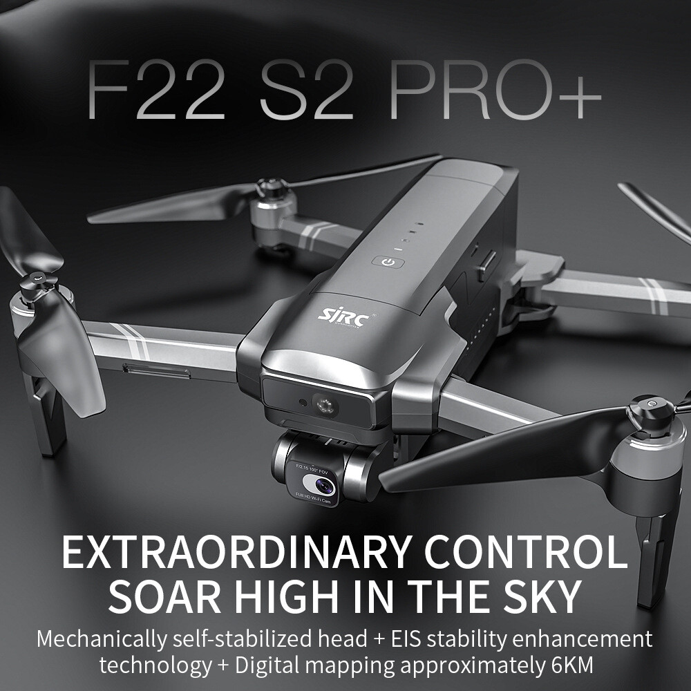 Drone SJRC F22 S2 PRO+ com GPS - Drone Sjrc avaliação e preço