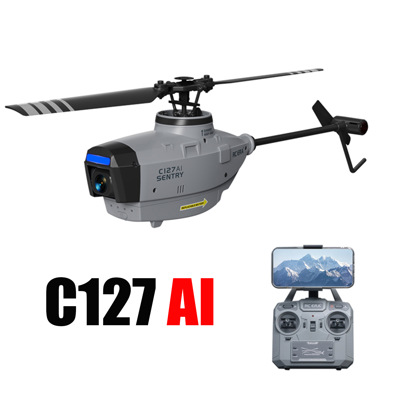 Rc era c127ai c127 c128 2.4g 6 - Drone Rc Bolide avaliação e preço