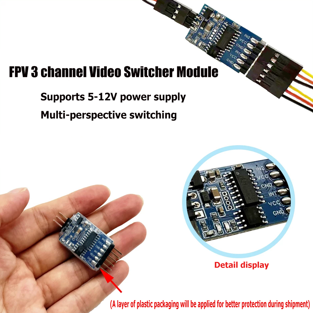 Módulo de comutação de vídeo d - Drone Rc Controller And Receiver avaliação e preço