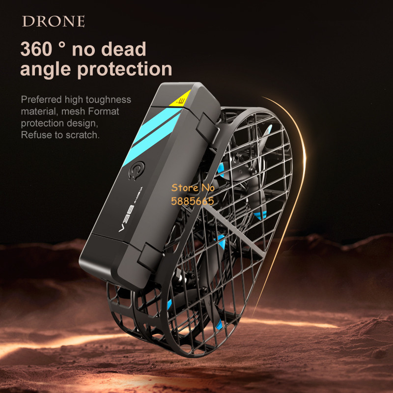 Câmera HD 8K 360 °   Proteção  - Drone Rc Cable avaliação e preço