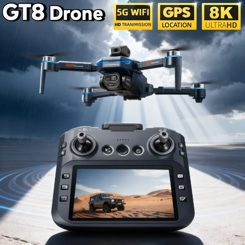 Quente para lsrc gt8 drone 4k  - Rc Drone E88 avaliação e preço