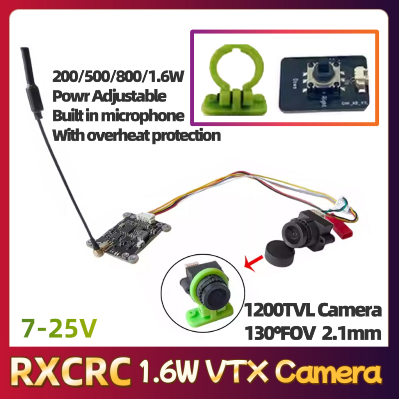 Módulo RXCRC 5.8G 48CH 1.6W VT - Drone Rc Controller And Receiver avaliação e preço