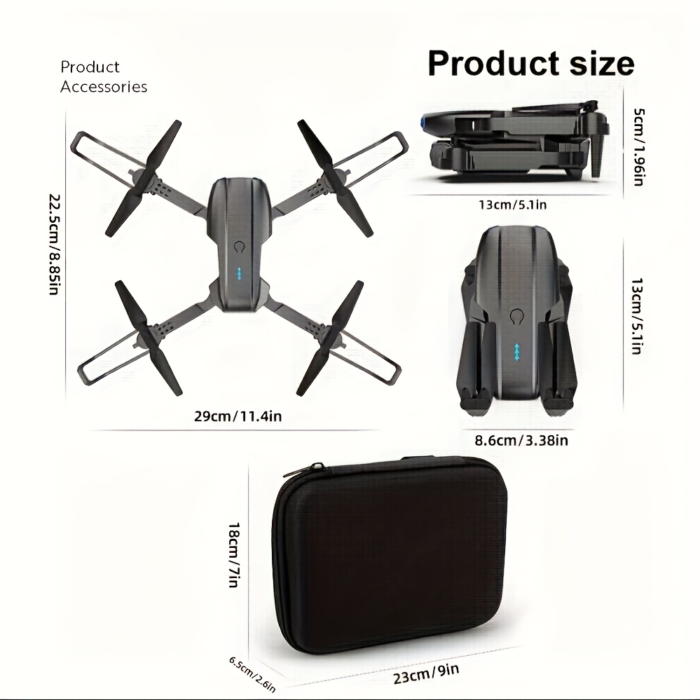 Drone RC dobrável E99 com câme - Drone Rc E99 avaliação e preço