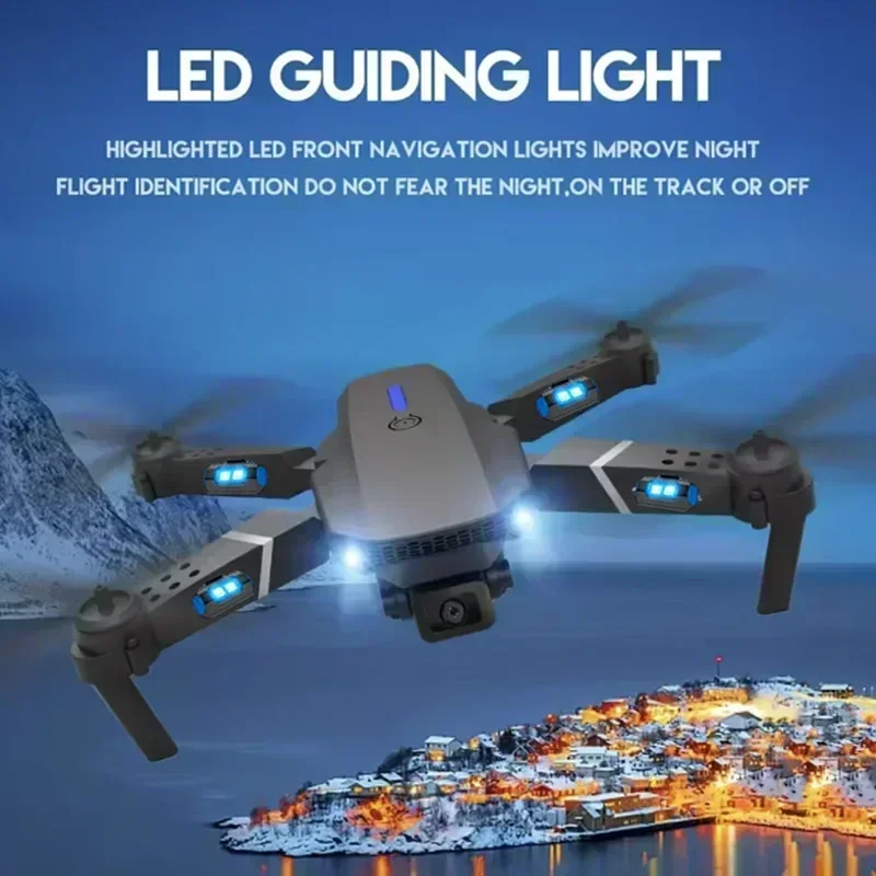 E88 pro wifi fpv drone grande  - Rc Drone E88 avaliação e preço