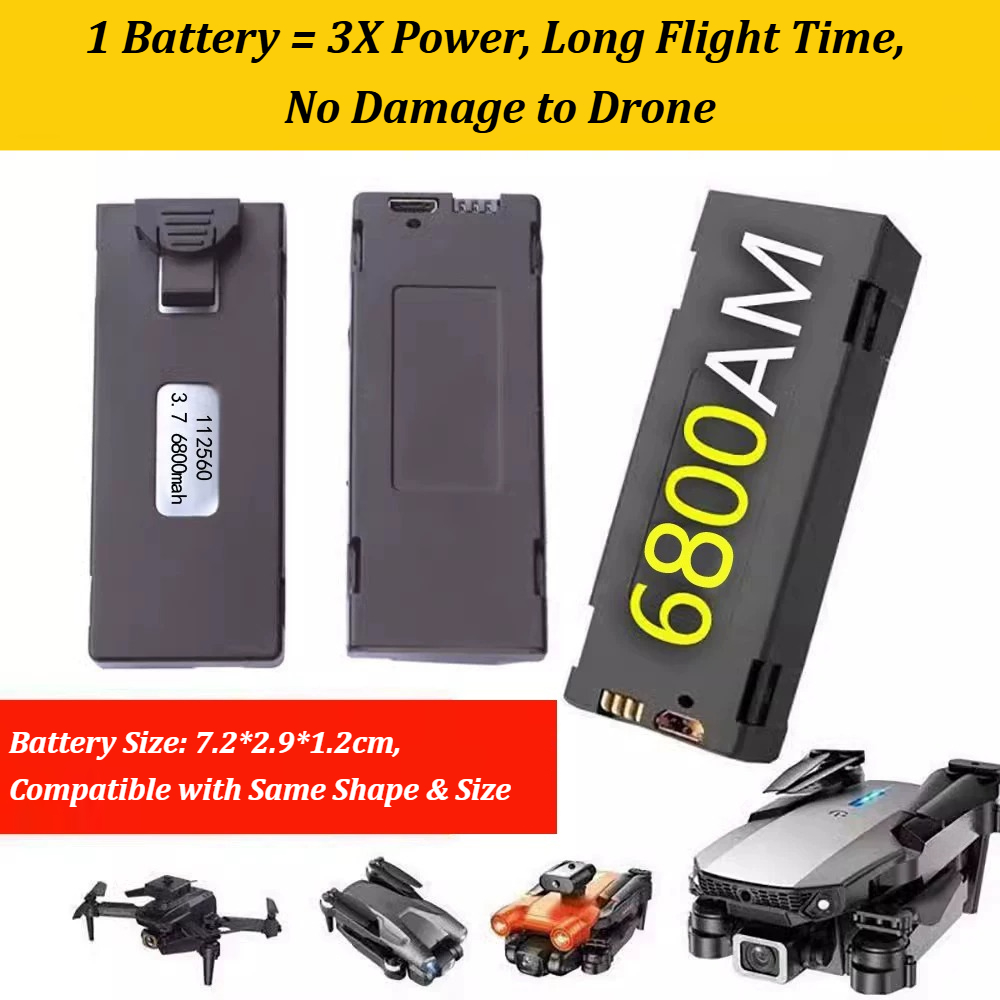 Bateria de Substituição 3.7V 6 - Drone Rc E99 avaliação e preço