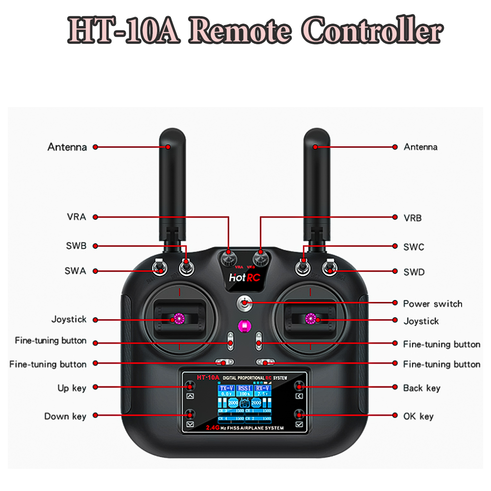 Controle Remoto Hotrc Hot RC H - Drone Rc Boat avaliação e preço