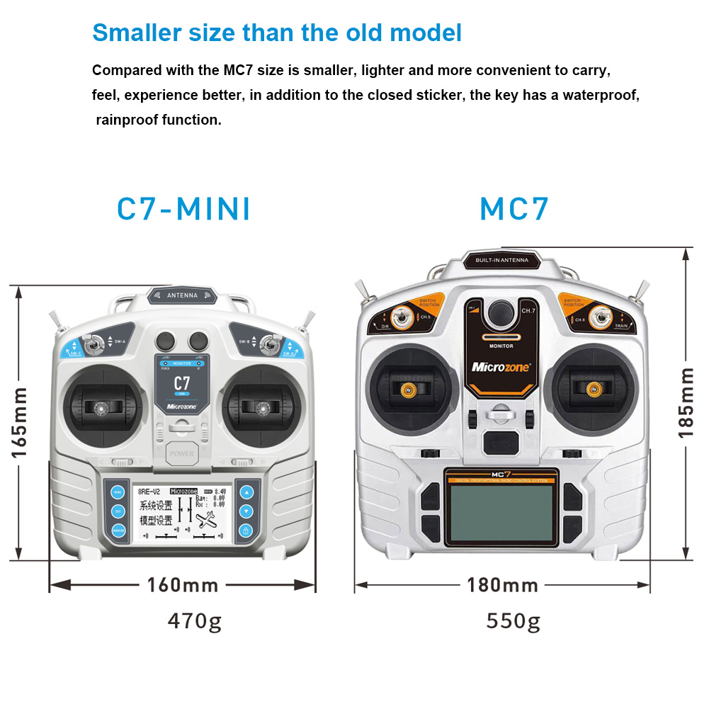 MicroZone MC7 Controlador C7 M - Drone Rc Aircraft avaliação e preço