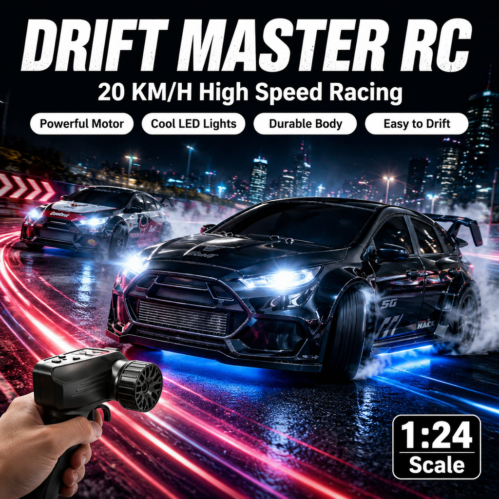 Carro RC Drift 4WD em Escala 1 - Drone Rc Bolide avaliação e preço