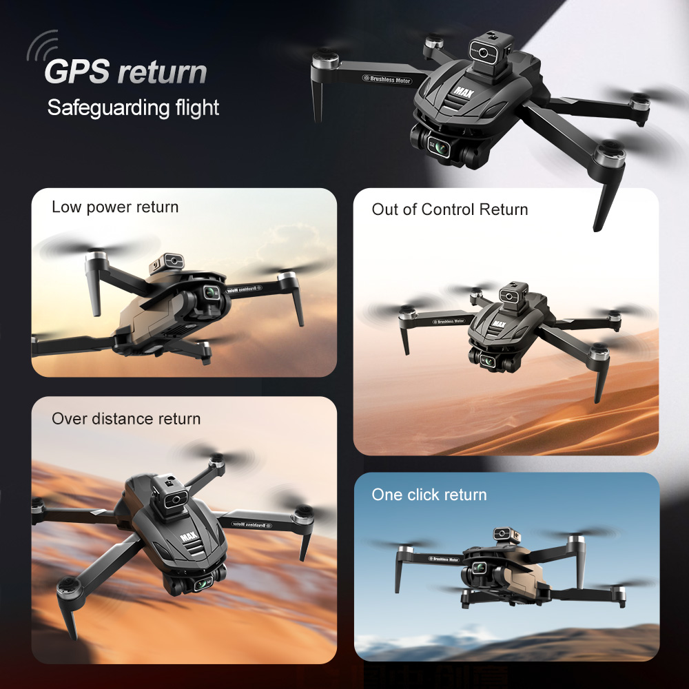 V168 PRO Max GPS Drone 8K Prof - Drone Rc Cable avaliação e preço