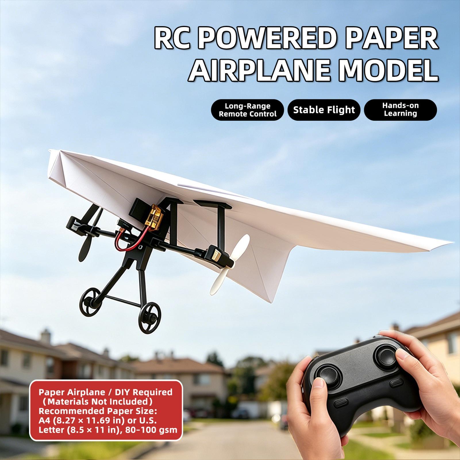 Kit de Avião de Papel RC DIY c - Plane Drone Rc avaliação e preço