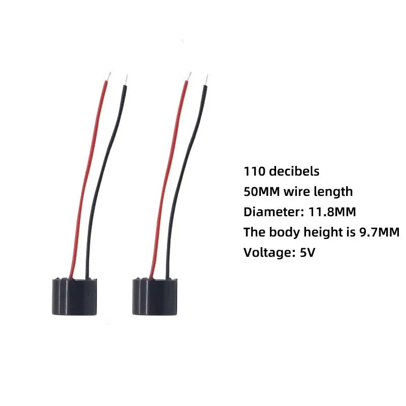Buzzer 5V com Fio de 50mm para - Drone Rc Aircraft avaliação e preço