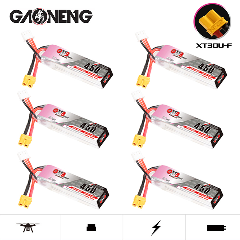 Bateria lipo gnb hv 2s 7.6v 45 - Drone Rc Board avaliação e preço