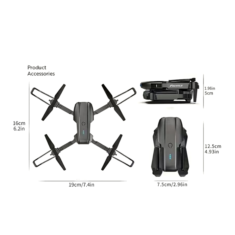Drone RC Mini FACEGLE UAV E99, - Drone Rc E99 avaliação e preço
