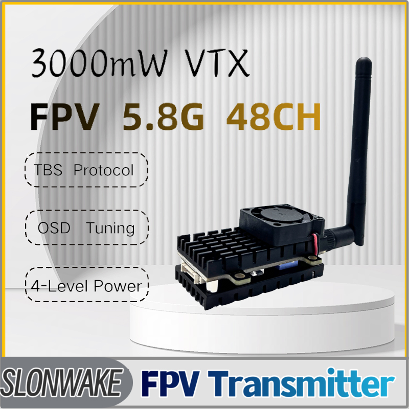 SLONWAKE 5.8G 3000mW Simulação - Drone Rc Controller And Receiver avaliação e preço
