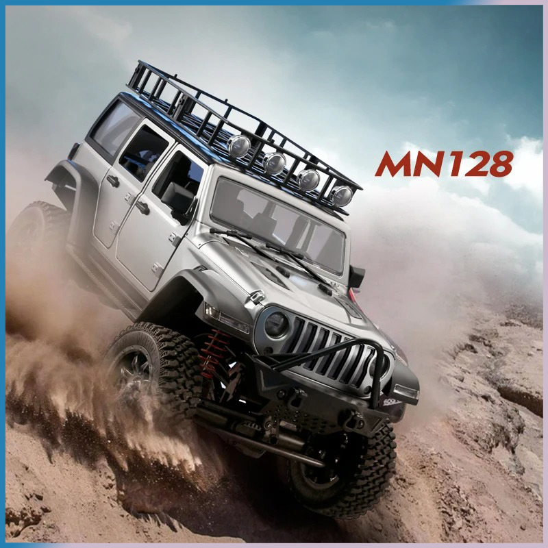 Carro RC Crawler 4x4 MN128 2.4 - Drone Rc Bolide avaliação e preço