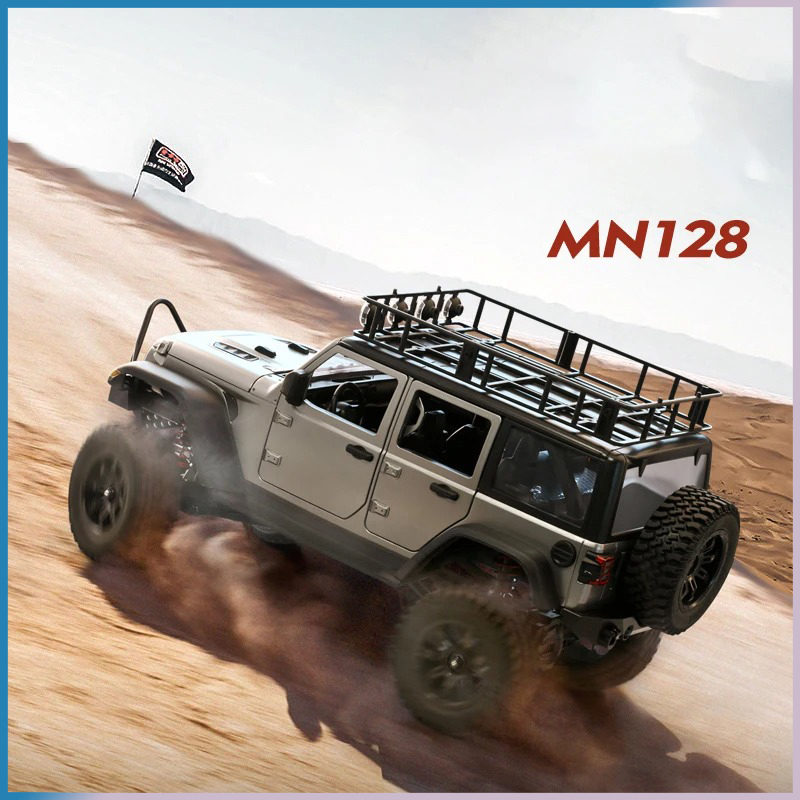 Carro RC Crawler 4x4 MN128 2.4 - Drone Rc Bolide avaliação e preço