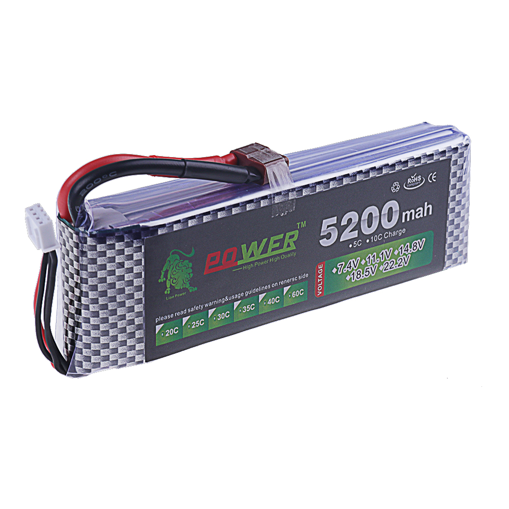Bateria lipo 3s 11.1v 5200mah  - Drone Rc Boat avaliação e preço
