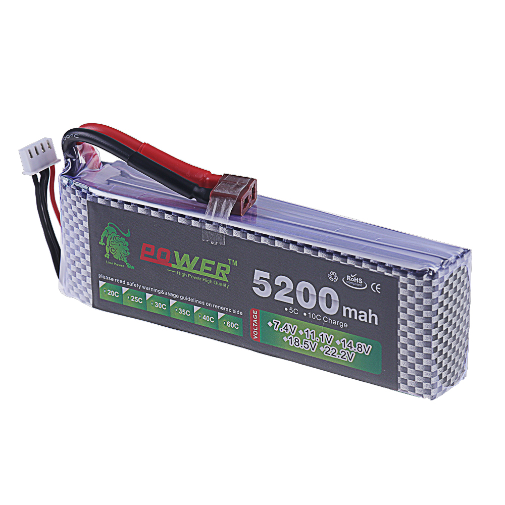 Bateria lipo 3s 11.1v 5200mah  - Drone Rc Boat avaliação e preço