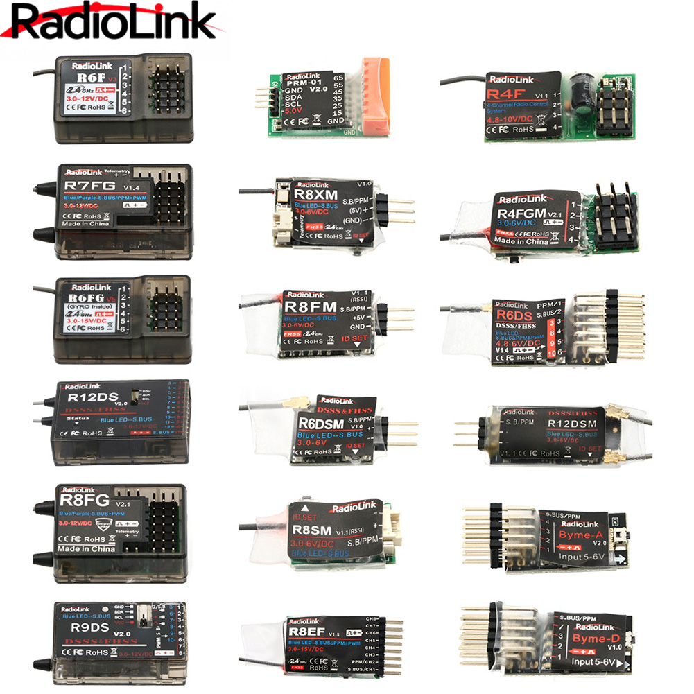 Radiolink R12DSM R12DS R9DS R8 - Joystick Rc Drone avaliação e preço